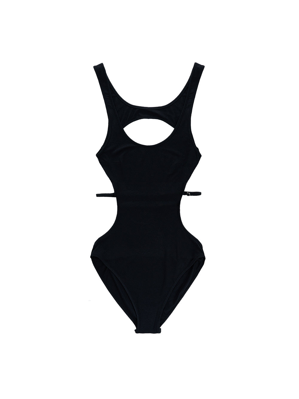 MUKTANK×MODULER Backless one-piece snap-buttoned tight-fitting tank top