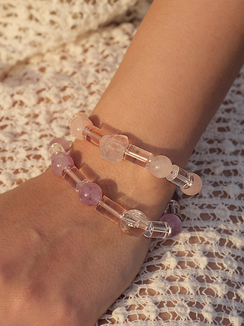 MUKTANK×SUN HUNTER“Fleeting Light”Picturata Crystal Bracelet