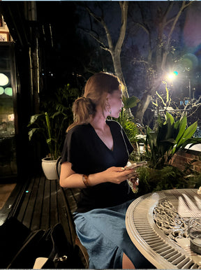 MUKZIN“Capsule Collection”Slimming elegant T-shirt