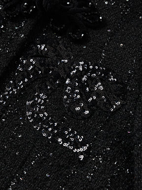 MUKZIN  Puff Sleeve Popular Black Temperament All-match Coat