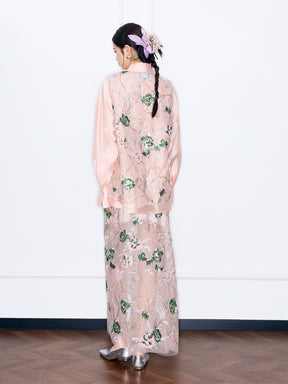 MUKZIN“Night Ballad of Chang'an”New Chinese Style Heavy-Embroidered Sequin Vest | Chinese Style Layered Waistcoat