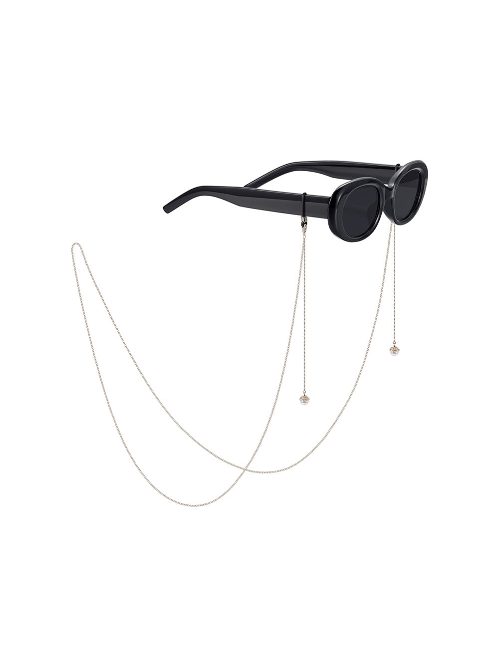 MUKTANK×SUN HUNTER Vintage Faux Pearl Eyeglass Chain