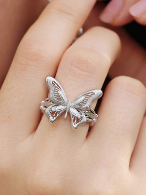 MUKTANK×SUN HUNTER “Emergence”Lace Butterfly Ring