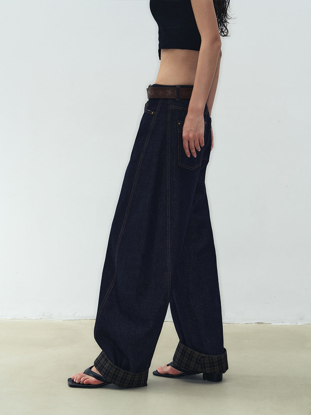 MUKTANK X WESAME Spliced Sickle Pants