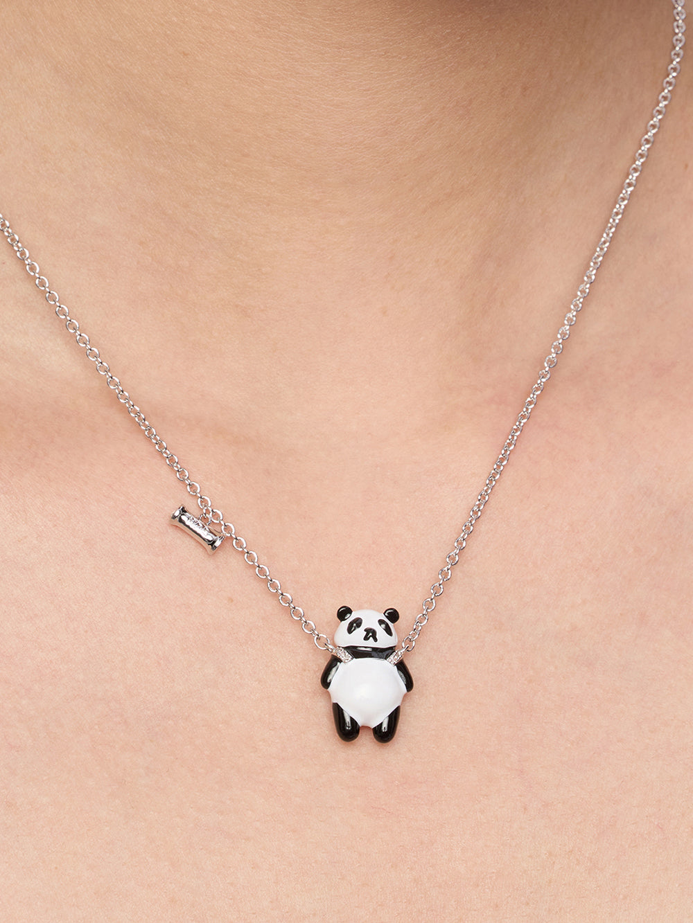MUKTANK×SUN HUNTER Suspender Panda Simple Necklace