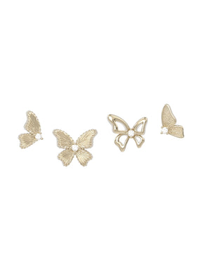 MUKTANK×SUN HUNTER “Emergence”Lace Butterfly Set Earrings