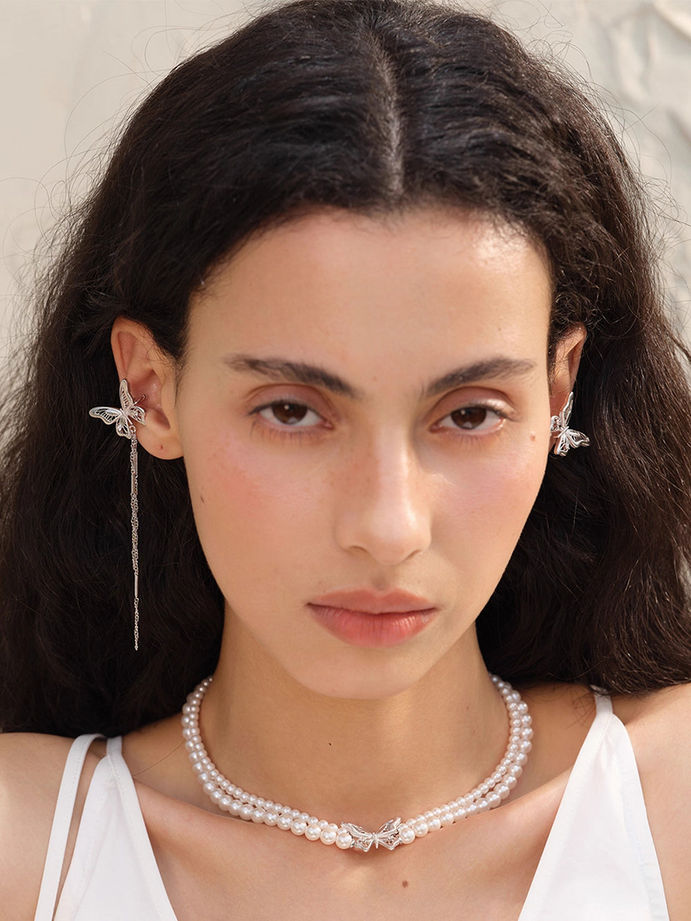 MUKTANK×SUN HUNTER “Emergence”Lace Butterfly Ear Cuff
