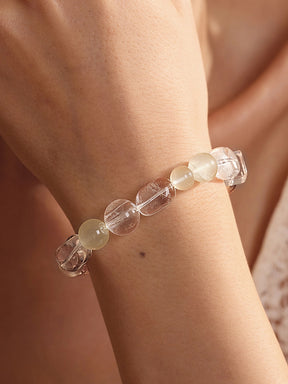MUKTANK×SUN HUNTER“Fleeting Light”Grain Rain Pearl Crystal Bracelet