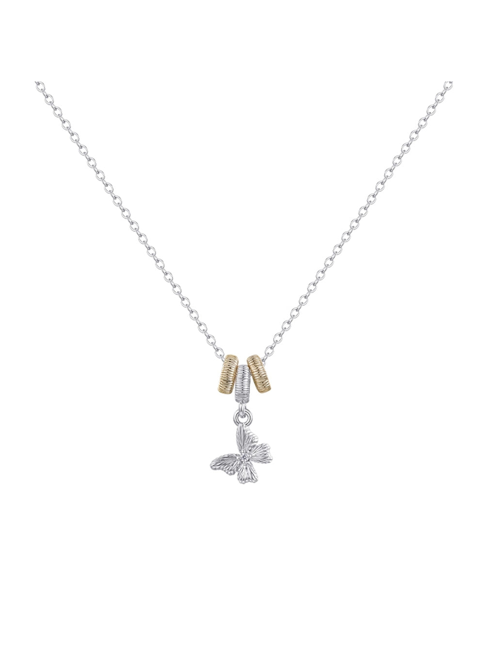 MUKTANK×SUN HUNTER “Emergence”Mini Lace Butterfly Necklace