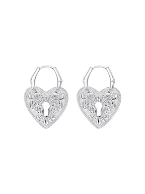 MUKTANK×SUN HUNTER Heart Embossed Ear Cuffs