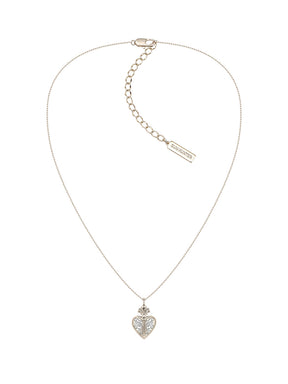 MUKTANK×SUN HUNTER Iris Carved Heart Plain Chain Necklace