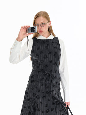 MUKTANK × LOUMUTAKU Small Top of Flocked Rose Set