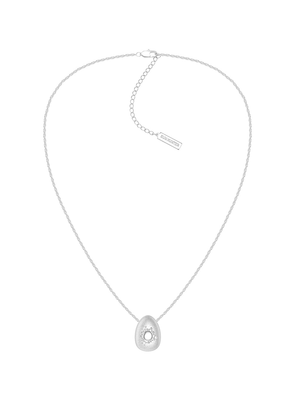 MUKTANK×SUN HUNTER Oval Brushed Necklace