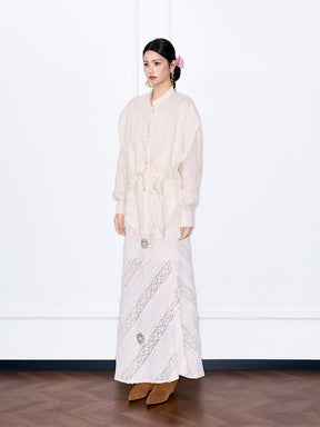 MUKZIN“Night Ballad of Chang'an”Women's New Chinese Style Embroidered Loose Shirt - Hot Selling Stand Collar Blouse