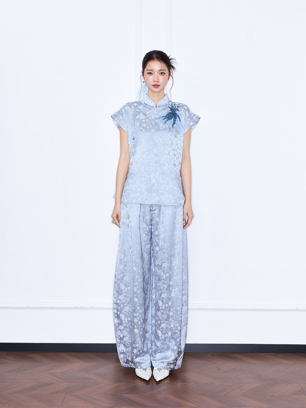 MUKZIN "Night Ballad of Chang'an" Golden Fortune Chinese Style Embroidered Set Top