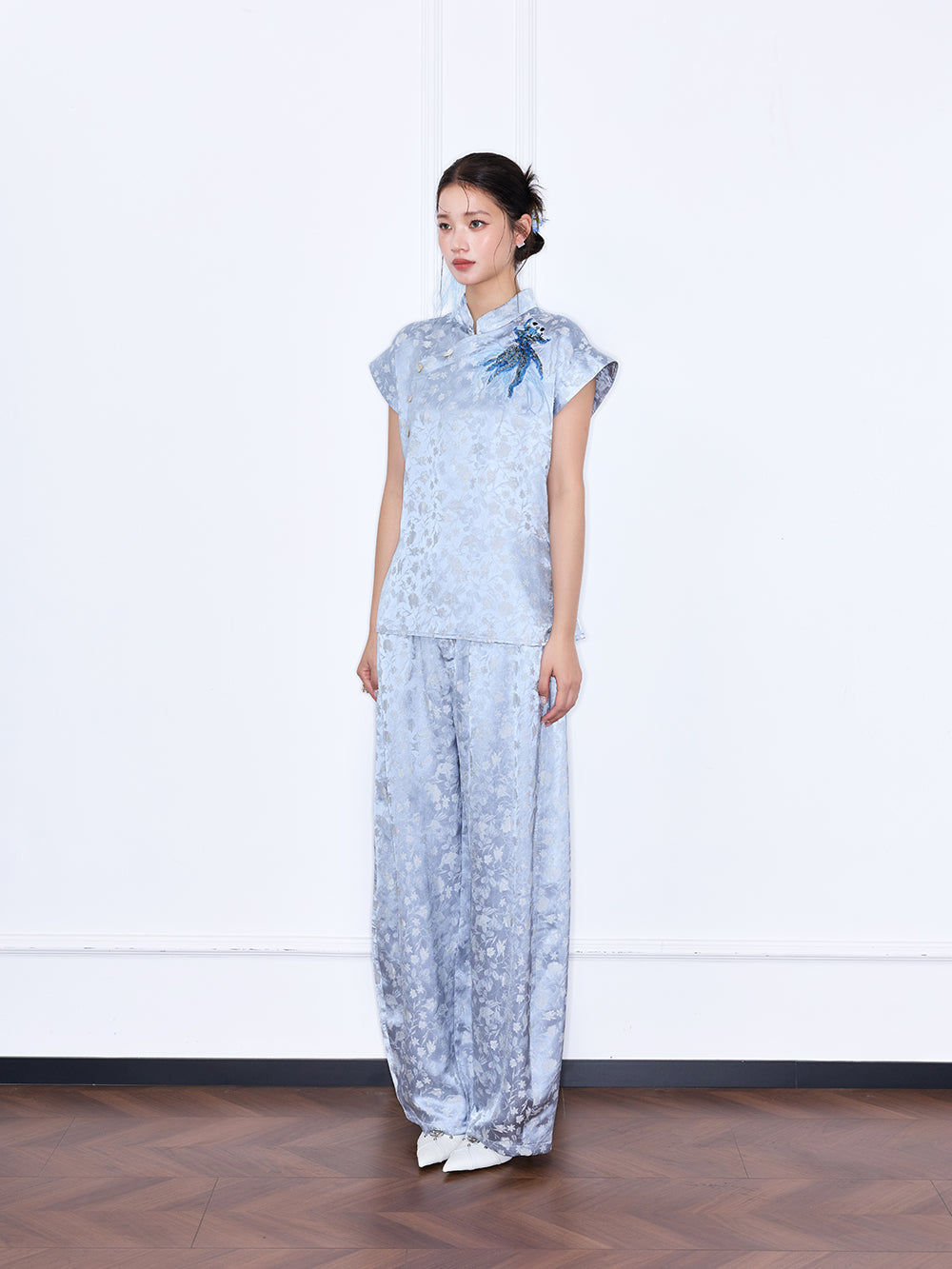 MUKZIN "Night Ballad of Chang'an" Golden Fortune Chinese Style Embroidered Set Top