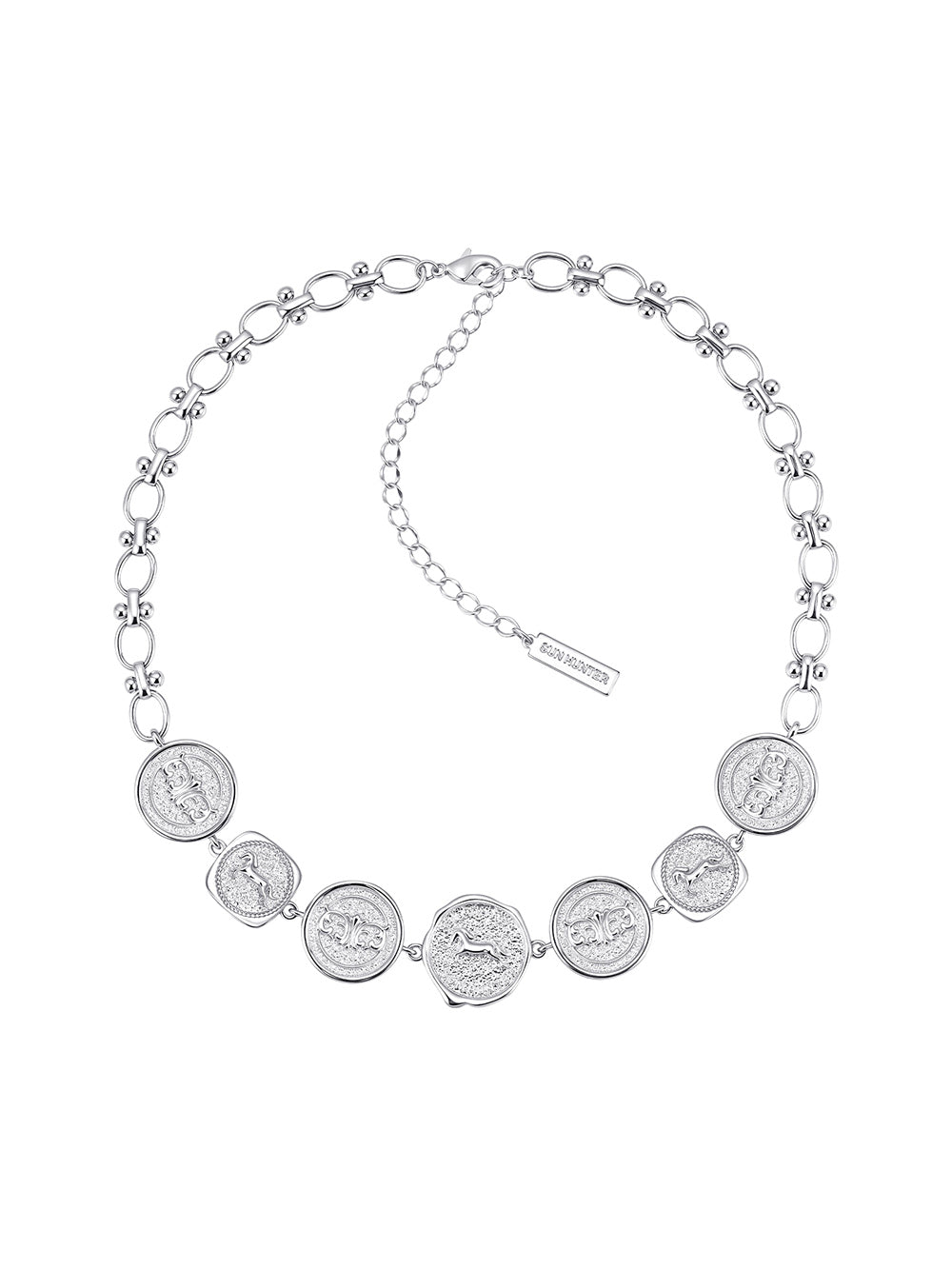 MUKTANK×SUN HUNTER Iris Pegasus Coin Choker