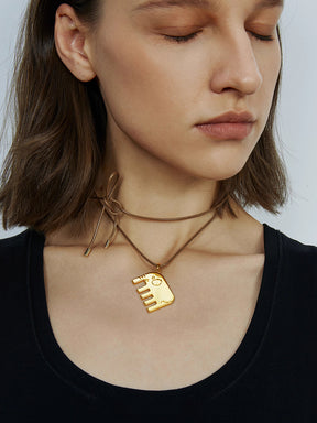 MUKTANK×SUN HUNTER Elephant Comb Necklace