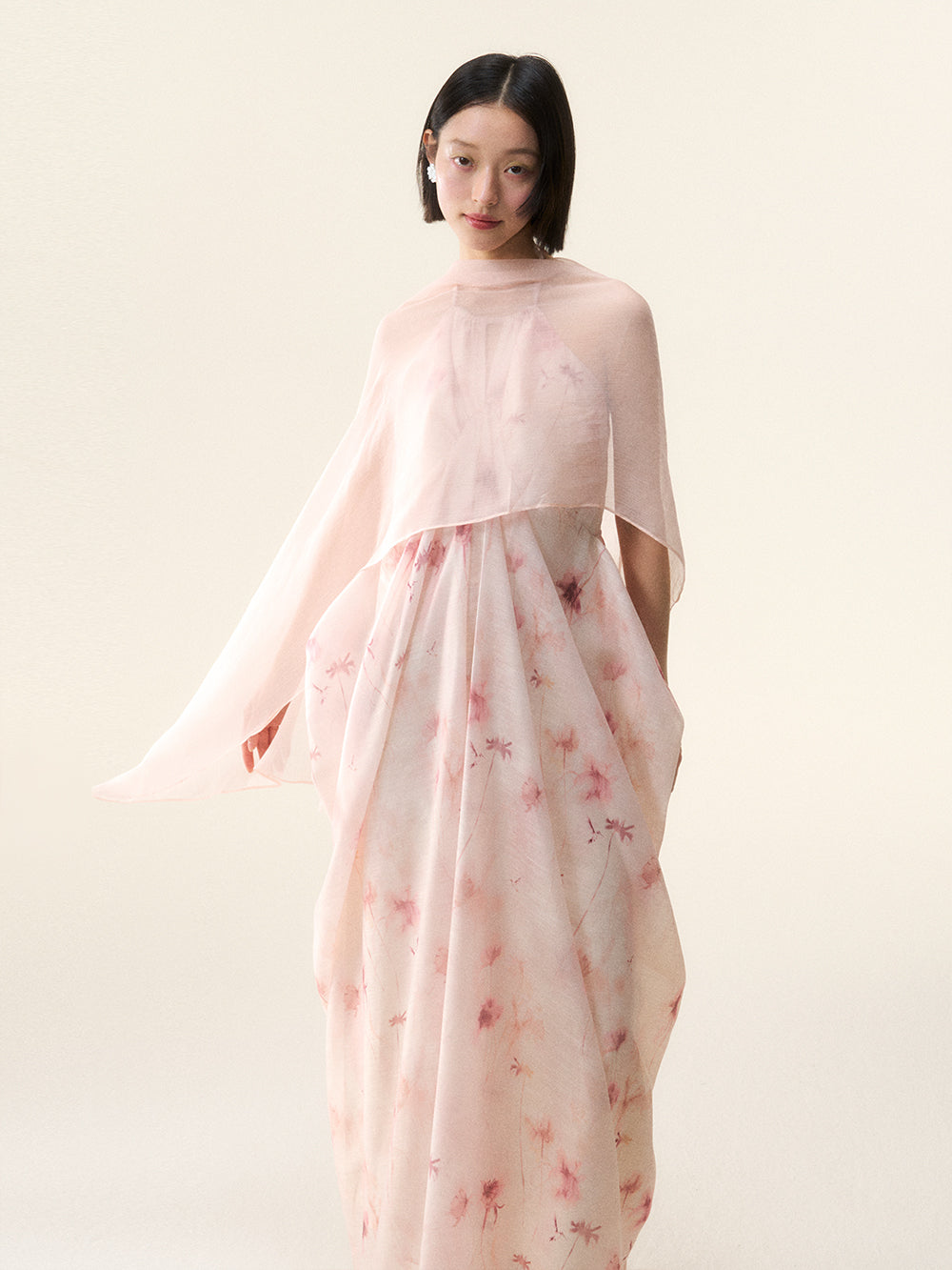 MUKTANK×LOUMUTAKU Halter-neck Dress in the Shape of a Vase