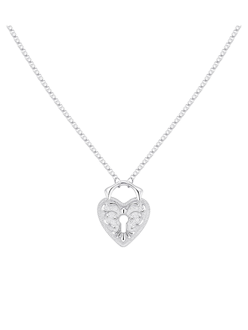 MUKTANK×SUN HUNTER Short Vintage Embossed Heart Necklace