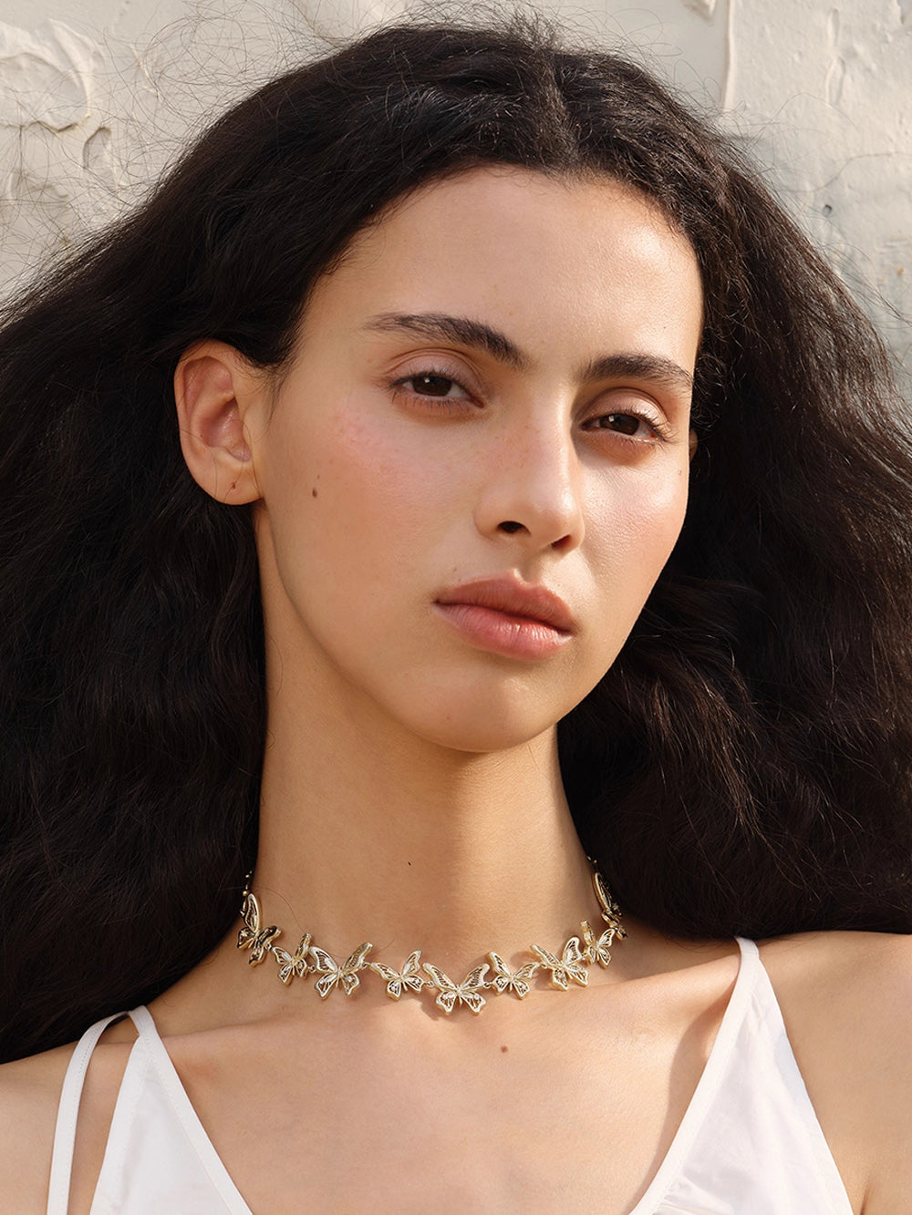 MUKTANK×SUN HUNTER “Emergence”Exquisitely Crafted Lace Butterfly Necklace