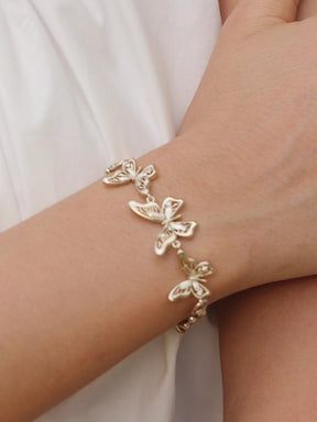 MUKTANK×SUN HUNTER “Emergence”Three-Lace Butterfly Bracelet