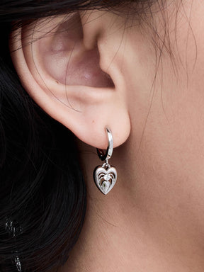 MUKTANK×SUN HUNTER Cross earring set