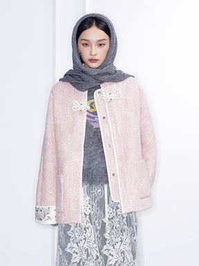 MUKZIN  Linglong "Flower Snake." Chinese-style Herringbone Chanel Jacket