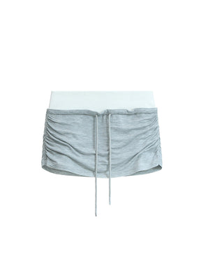 MUKTANK×MODULER Mid-low Waisted Tencel Skirt-pants With a Stacked Feel (Anti-sheer Design)