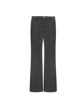 MUKTANK×MODULER Slim-Fit Flared Dress Pants