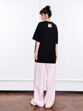MUKZIN "Ode to the New Summer"Cartoon - printed short - sleeved shirt