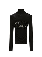 MUKTANK×MODULER Tencel-Wool Pearl Turtleneck Top