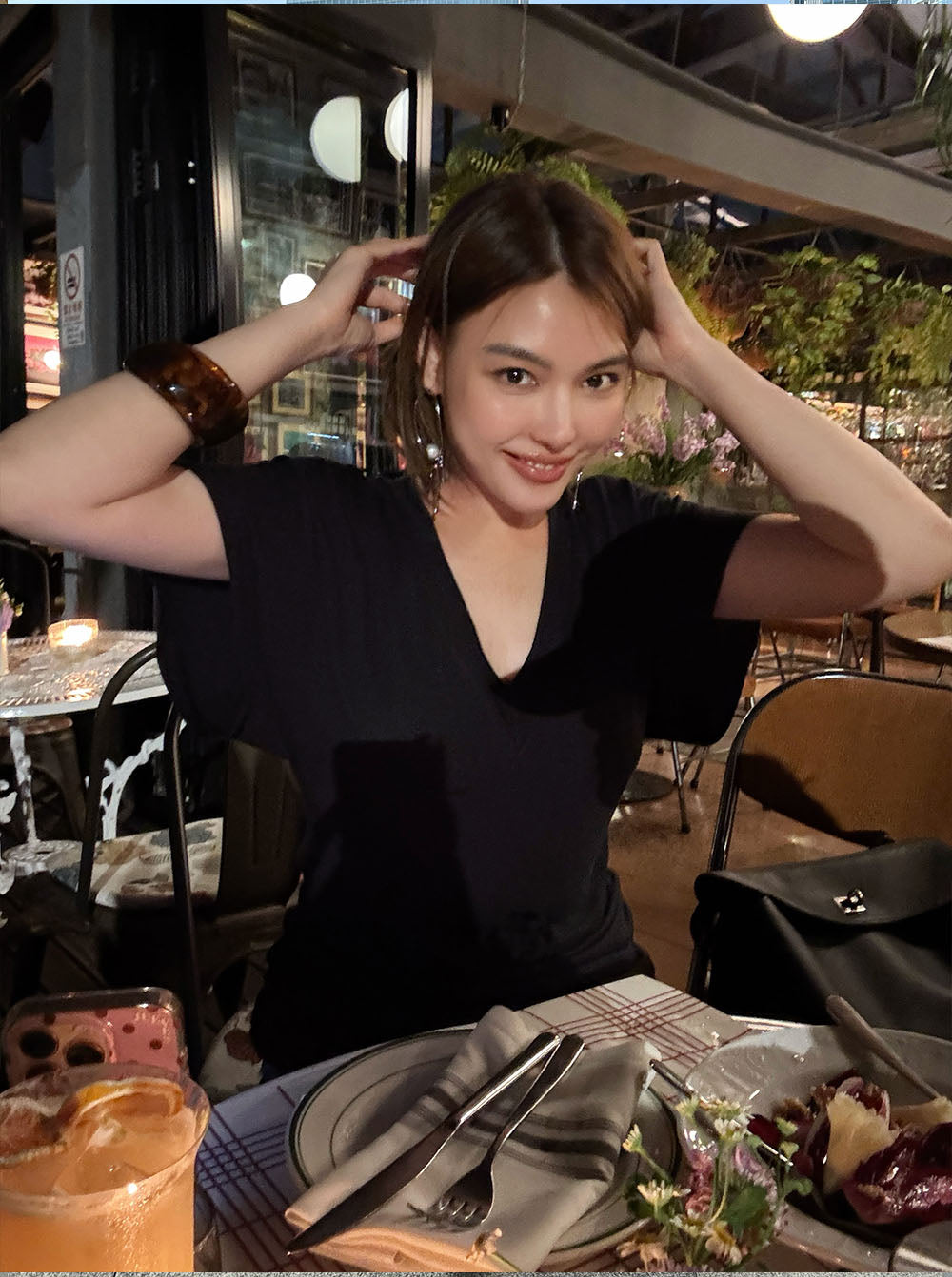 MUKZIN“Capsule Collection”Slimming elegant T-shirt