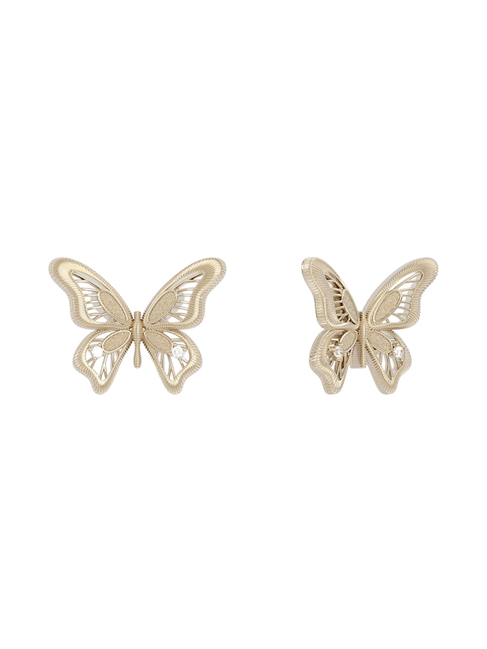 MUKTANK×SUN HUNTER “Emergence”Small-Size Lace Butterfly Earrings