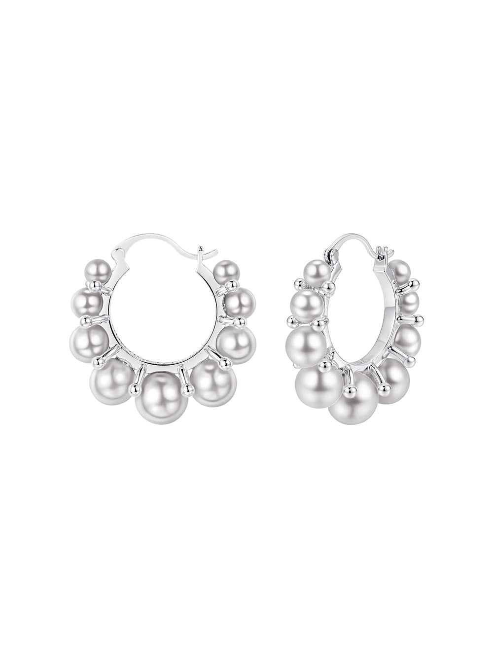 MUKTANK×SUN HUNTER Vintage Gradient Faux Pearl Earrings