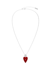 MUKTANK×SUN HUNTER Medium-Sized Velvet Heart Adjustable Slider Necklace