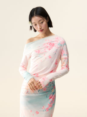MUKTANK×LOUMUTAKU The Peach Blossom Spring Dress