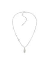 MUKTANK × SUN HUNTER Wire Drawn Water Drop Shaped Pearl Necklace