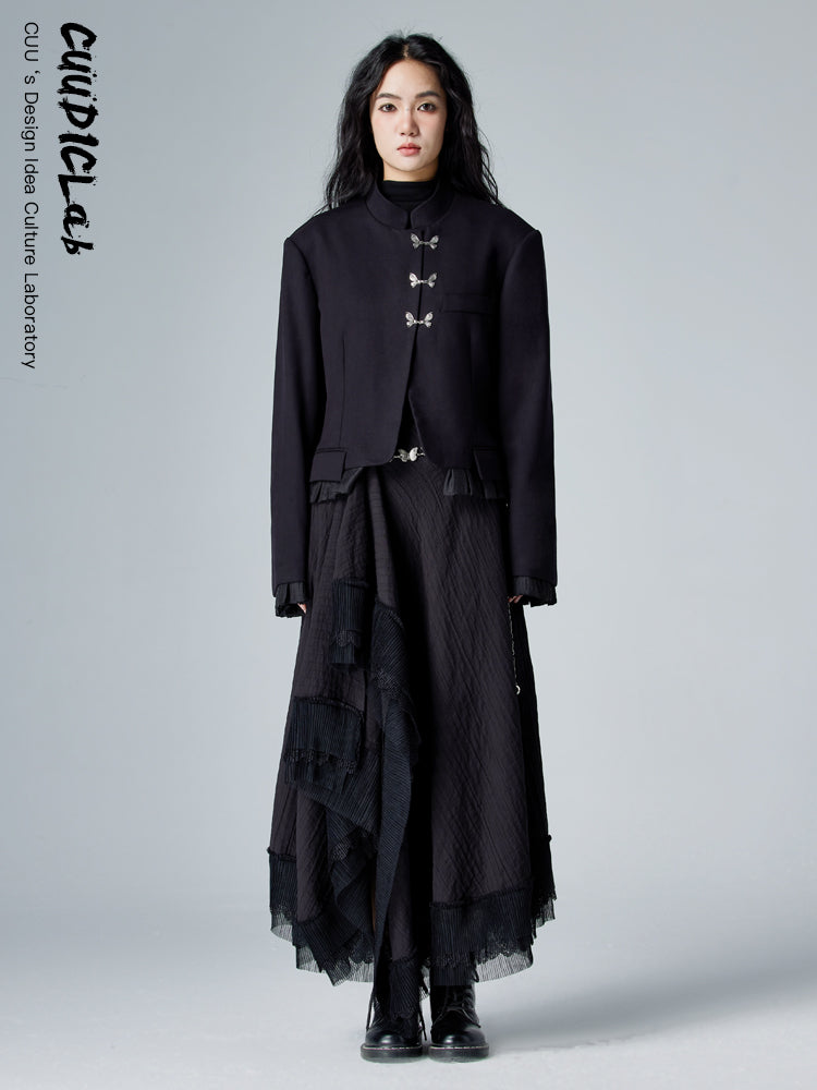 MUKTANK × CUUDICLAB Fake Two-piece New Chinese Style Suit