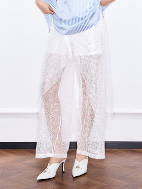 MUKZIN "Ode to the New Summer"Lace casual pants