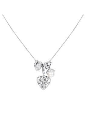 MUKTANK×SUN HUNTER Carved Broken Heart Pendant Necklace