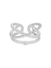 MUKTANK×SUN HUNTER Triple-Layer Wire-Wrapped Ring - S925 Silver