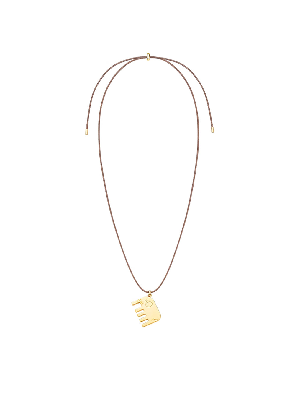 MUKTANK×SUN HUNTER Elephant Comb Necklace