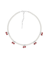 MUKTANK×SUN HUNTER Velvet Cherry Party Necklace