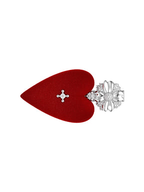 MUKTANK×SUN HUNTER Large-Sized Velvet Heart Hair