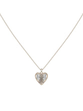 MUKTANK×SUN HUNTER Mini Carved Heart Plain Chain Necklace