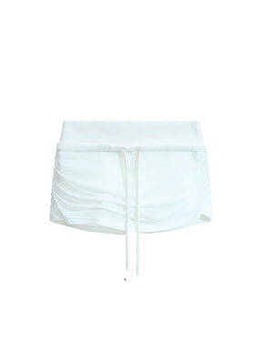 MUKTANK×MODULER Mid-low Waisted Tencel Skirt-pants With a Stacked Feel (Anti-sheer Design)