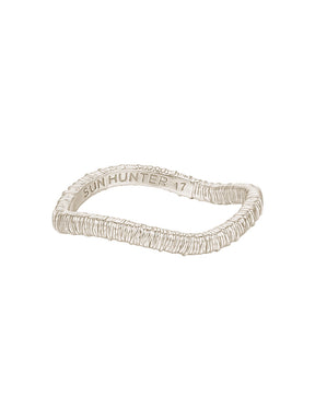 MUKTANK×SUN HUNTER Basic Wire-Wrapped Ring - S925 Silver