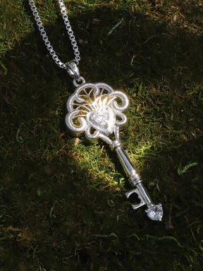MUKTANK×SUN HUNTER Lace key simple chain (long style)