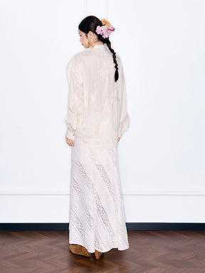 MUKZIN“Night Ballad of Chang'an”Women's New Chinese Style Embroidered Loose Shirt - Hot Selling Stand Collar Blouse